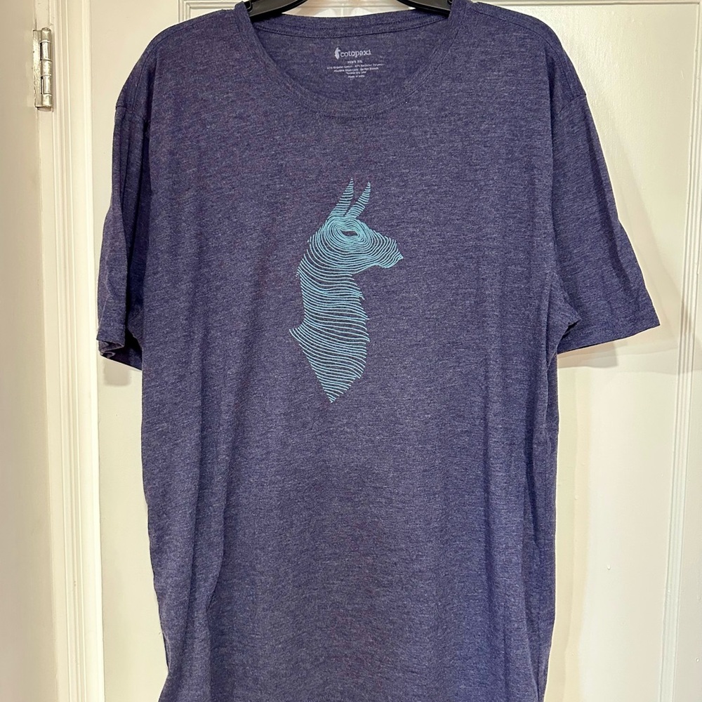 Cotopaxi Men's Heathered Navy Tee
